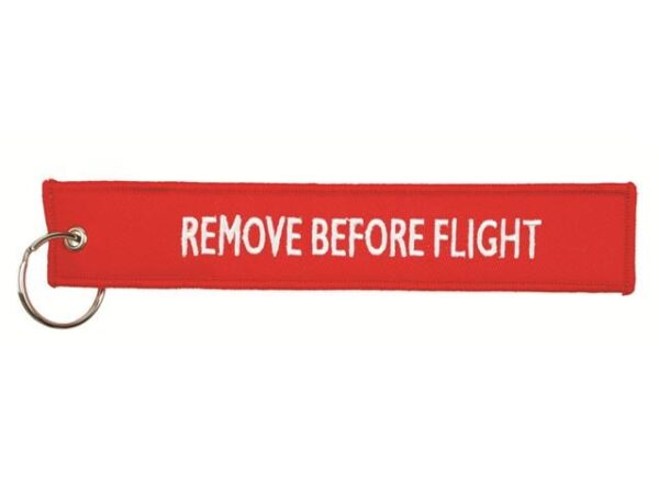 Remove Before Flight Hang Tag