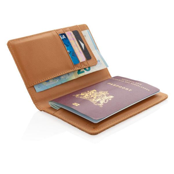 ECO kurk RFID paspoort houder