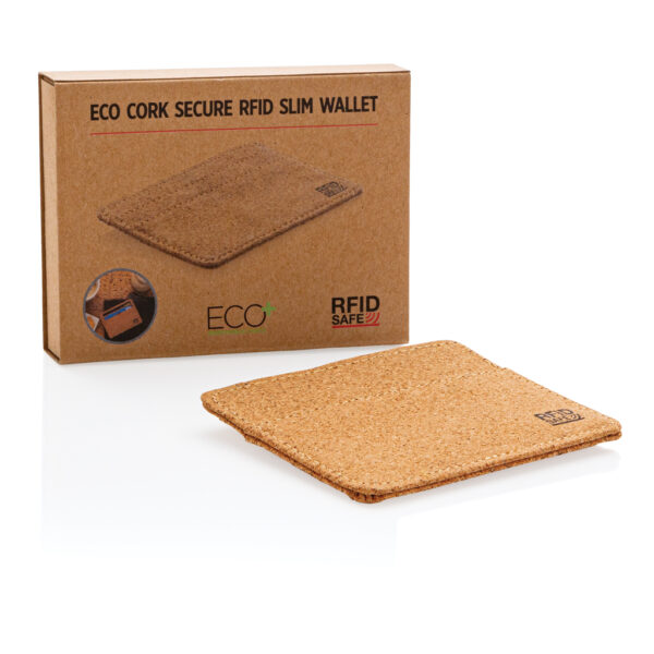 ECO kurk RFID mini portemonnee