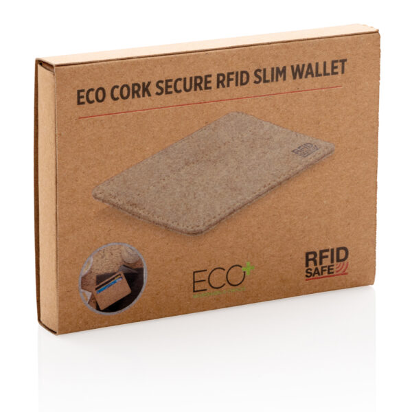 ECO kurk RFID mini portemonnee