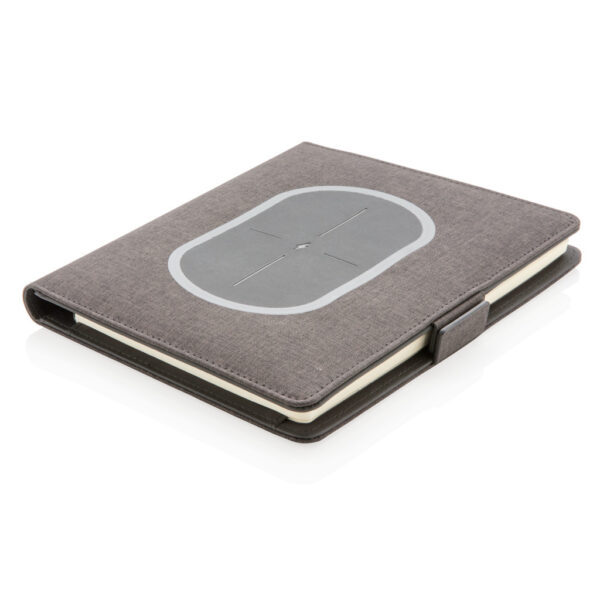 Air notebook cover A5 met 5W draadloze 4.000 mAh powerbank