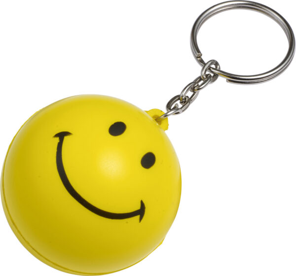 Anti stress sleutelhanger smiley 3