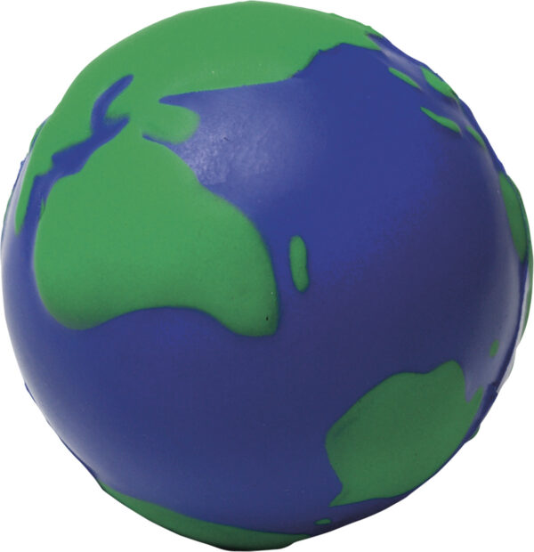 Anti stress bal globe wereldbol