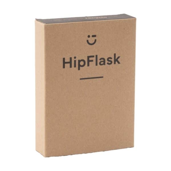 HipFlask 200 ml RVS heupfles box