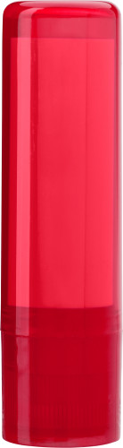 ABS kunststof lippenbalsem stick met SPF15 bescherming rood
