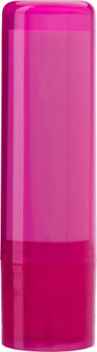 ABS kunststof lippenbalsem stick met SPF15 bescherming roze