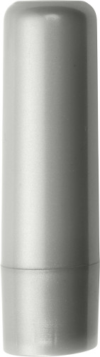 ABS kunststof lippenbalsem stick met SPF15 bescherming zilver