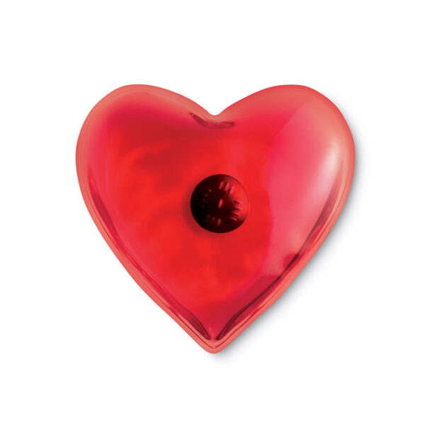 Handwarmer in hartvorm WACO, rood