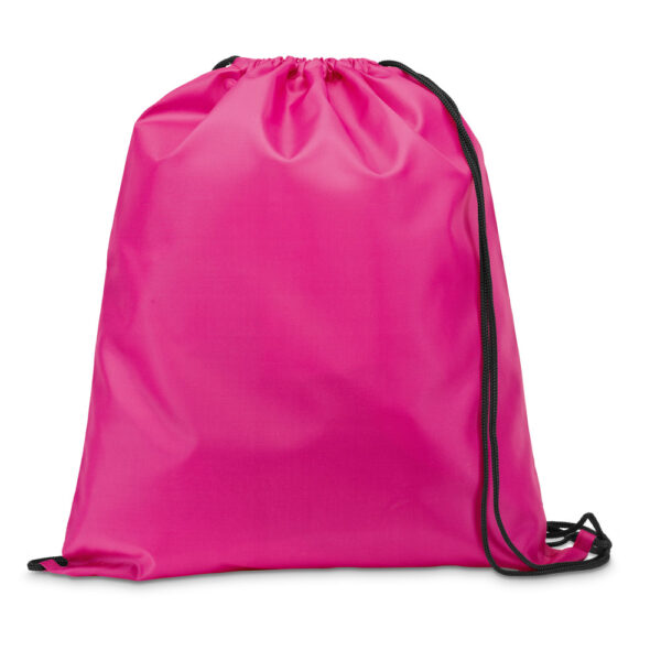 Premium 210D polyester rugzak met koord roze