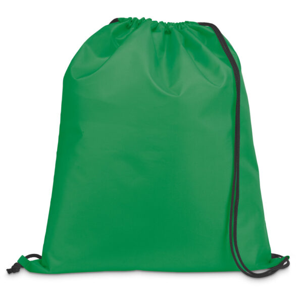 Premium 210D polyester rugzak met koord groen