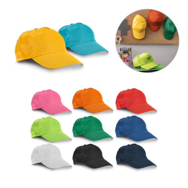 Polyester promo baseball cap / pet CAMPBEL set