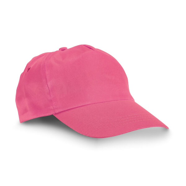 Polyester promo baseball cap / pet CAMPBEL roze