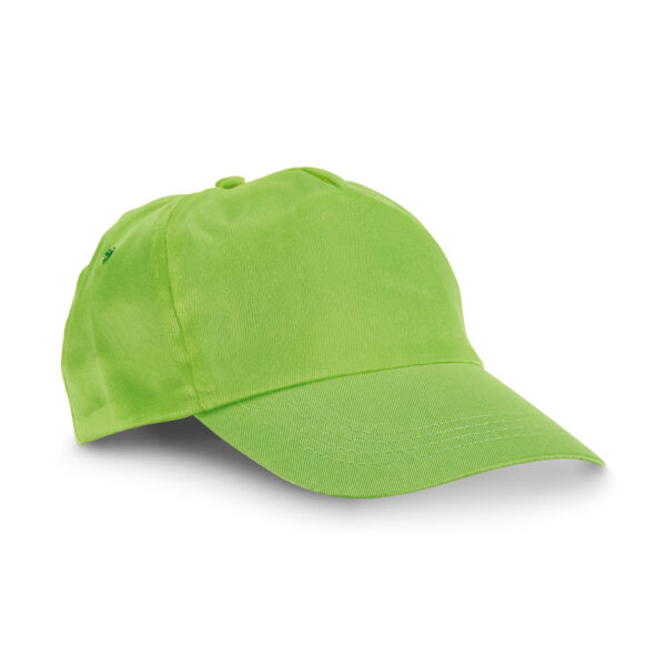 Polyester promo baseball cap / pet CAMPBEL lichtgroen