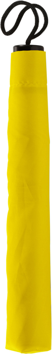 Opvouwbare polyester (190T) paraplu TravelEasy Ø 93,5 x 55 cm geel a
