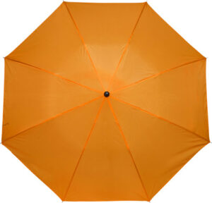 Opvouwbare polyester (190T) paraplu TravelEasy Ø 93,5 x 55 cm oranje