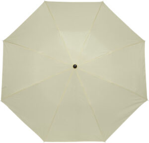 Opvouwbare polyester (190T) paraplu TravelEasy Ø 93,5 x 55 cm khaki (écru)