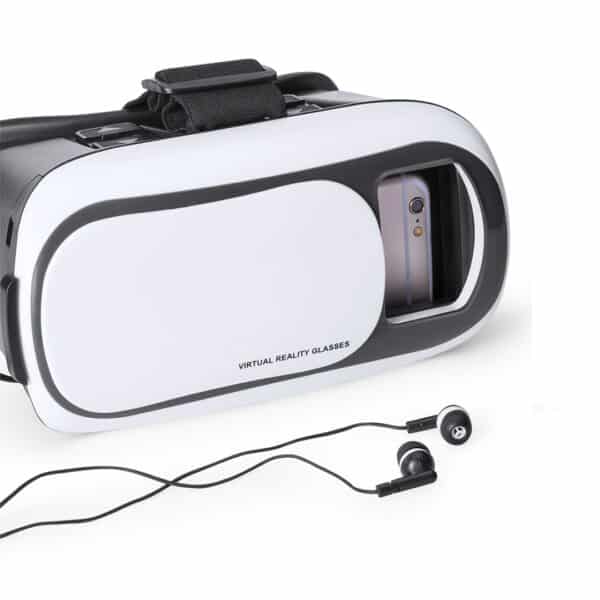 Virtual Reality bril BERCLEY met verstelbare lenzen en 3,5 mm audio jack wit 4