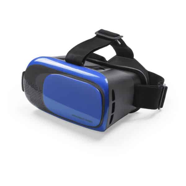 Virtual Reality bril BERCLEY met verstelbare lenzen en 3,5 mm audio jack blauw