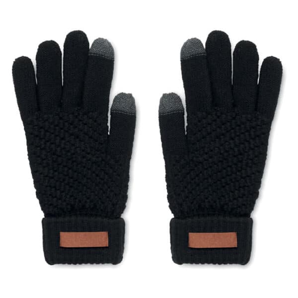 Rpet touchscreen handschoenen TAKAI zwart