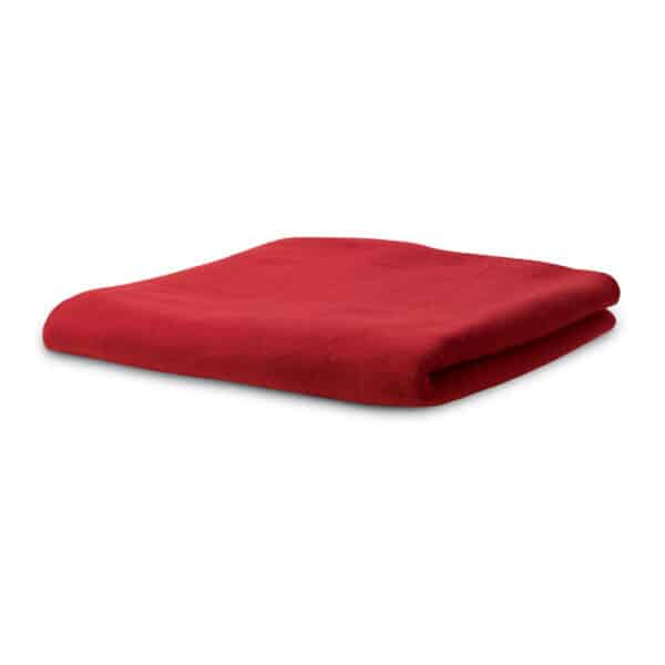 Fleece deken 150 x 120 cm STAVENGER rood b