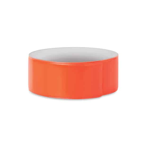 Reflecterende klap- of krinkelarmband ENROLLO oranje a
