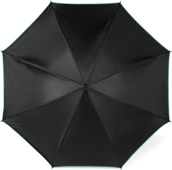 2-Kleurige 23 inch automatische polyester (190T) paraplu Two Tone Ø 107 x 84,5 cm groen/zwart a