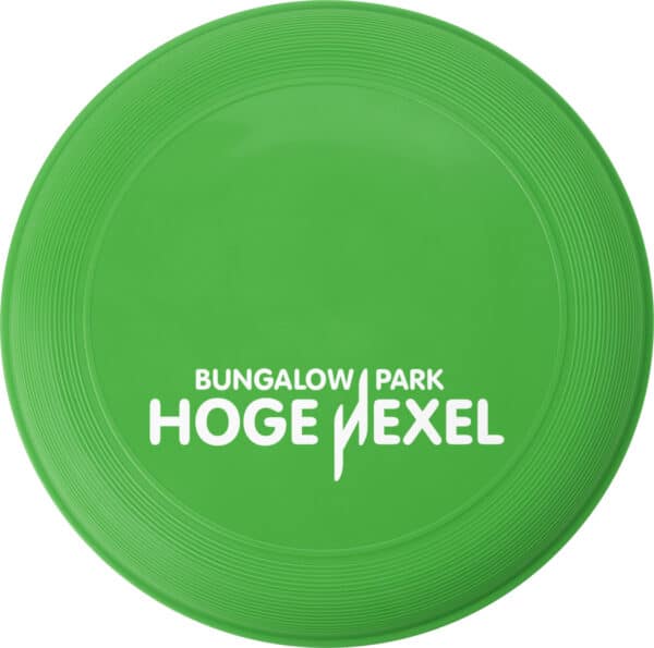 Hard kunststof frisbee Ø 21 cm met ringen SYDNEY groen logo