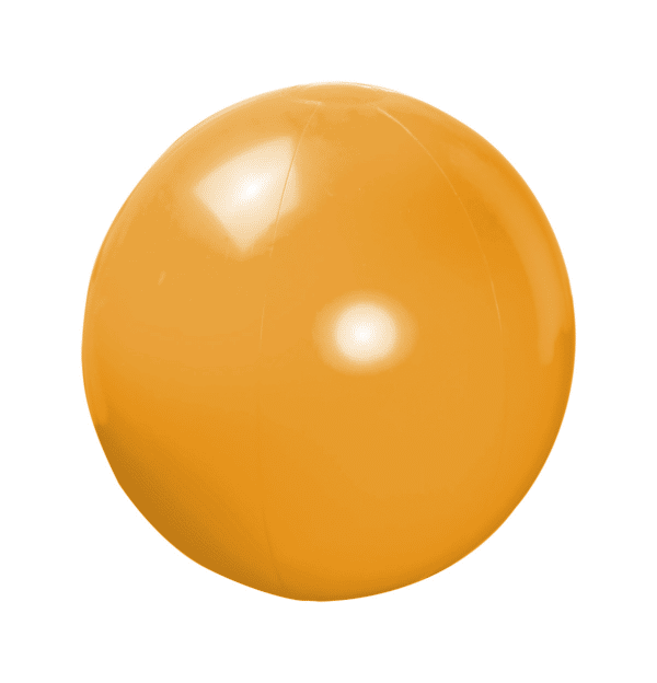 Glimmende reuzenstrandbal Magno Ø 32 cm oranje