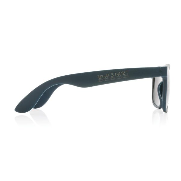GRS zonnebril van gerecycled PP-plastic donkerblauw 100