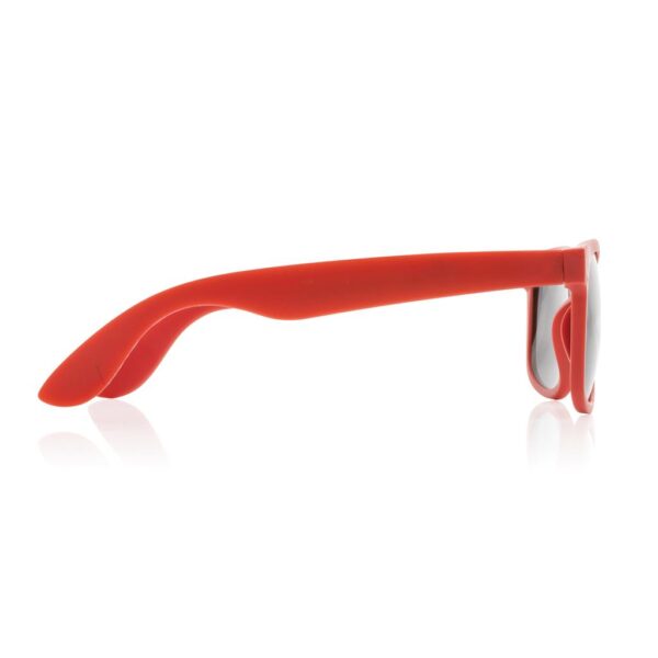 GRS zonnebril van gerecycled PP-plastic rood 3