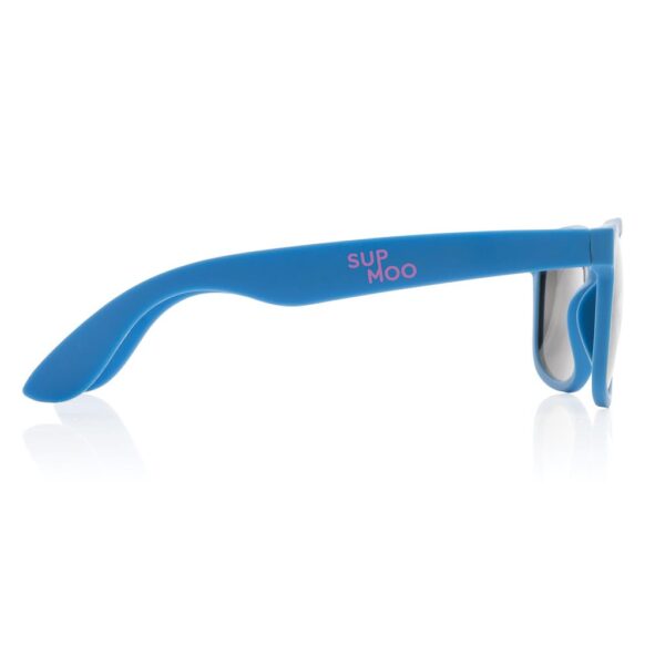 GRS zonnebril van gerecycled PP-plastic blauw 100