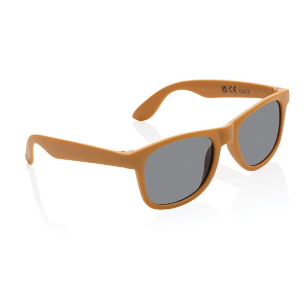 GRS zonnebril van gerecycled PP-plastic oranje 1