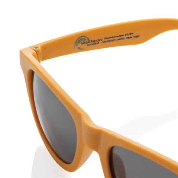 GRS zonnebril van gerecycled PP-plastic oranje 4