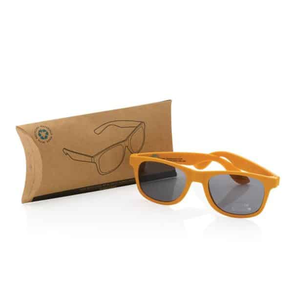 GRS zonnebril van gerecycled PP-plastic oranje 500
