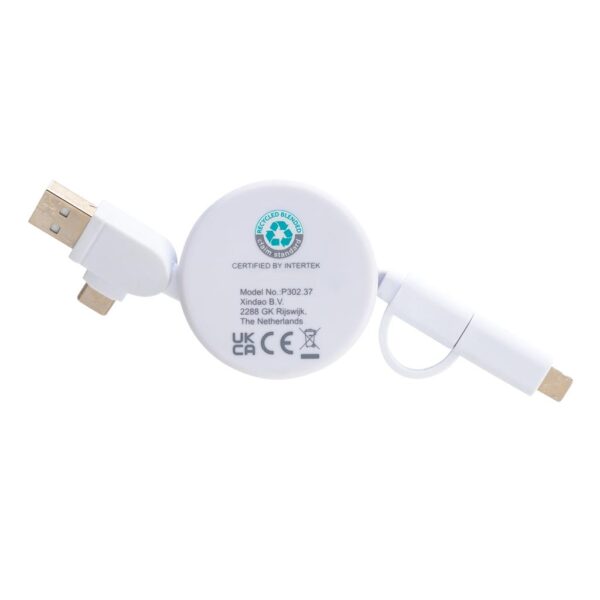 RCS gerecycled plastic Ontario 6-in-1 oprolbare kabel 3
