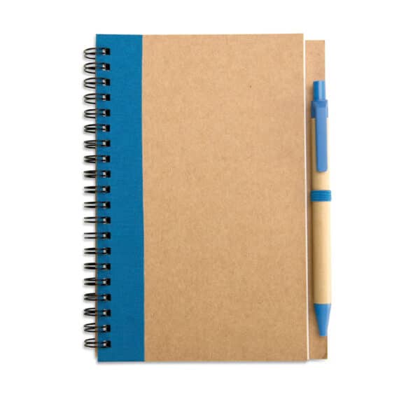 B6 notitieboekje met balpen SONORA PLUS blauw