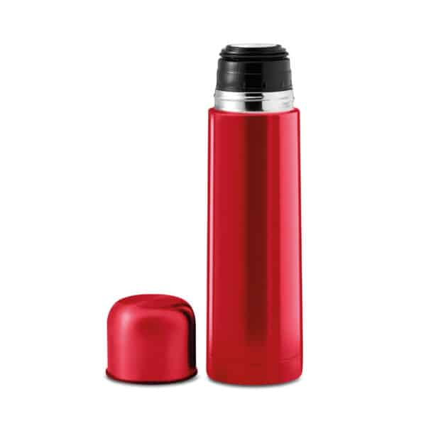 Dubbelwandige thermosfles 500 ml CHAN rood a