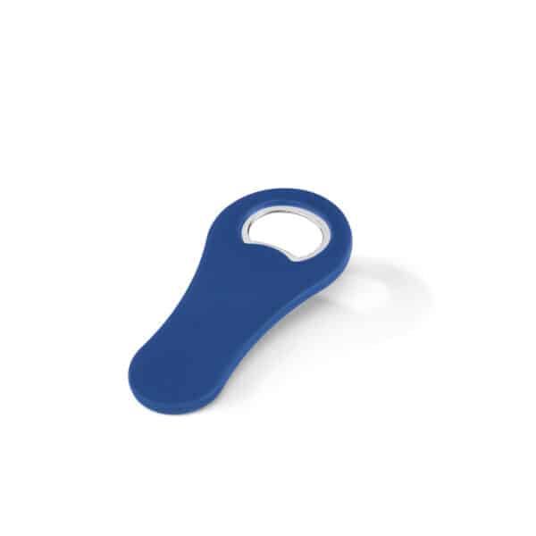 Kunststof flesopener met magneet MALTE blauw