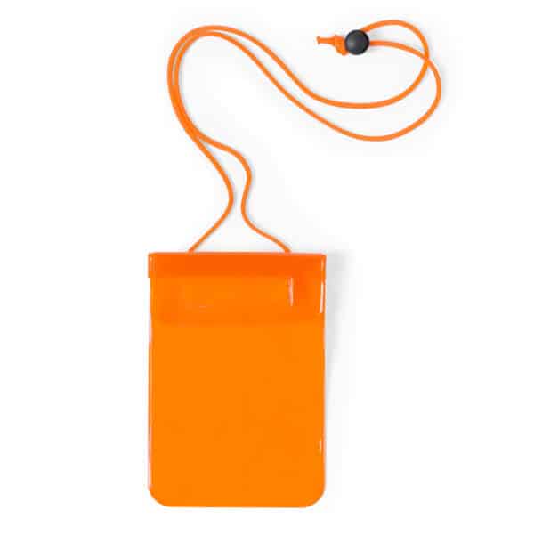 Multifunctionele waterdicht tasje of telefoonhoes ARSAX oranje