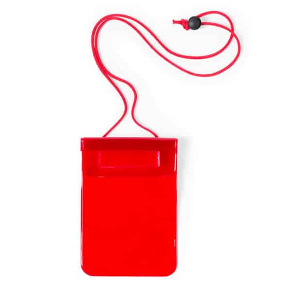 Multifunctionele waterdicht tasje of telefoonhoes ARSAX rood