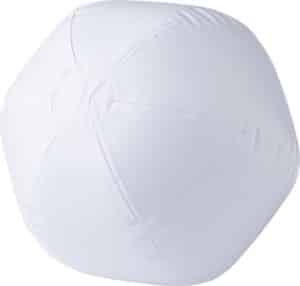 Compacte strandbal met witte en gekleurde vlakken Playa Ø 23-25 cm wit-wit