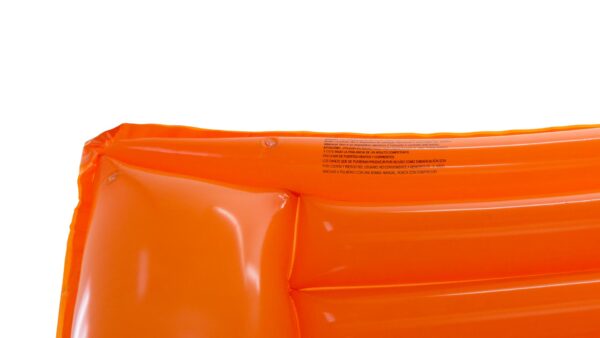 PVC opblaasbaar luchtbed PUMPER oranje c