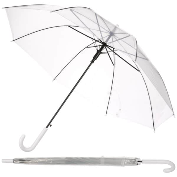 POE doorzichtige paraplu Clear Ø 91 cm transparant