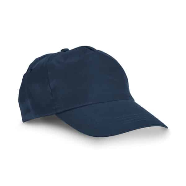 Polyester kinder promo baseball cap / pet CHILKA donkerblauw