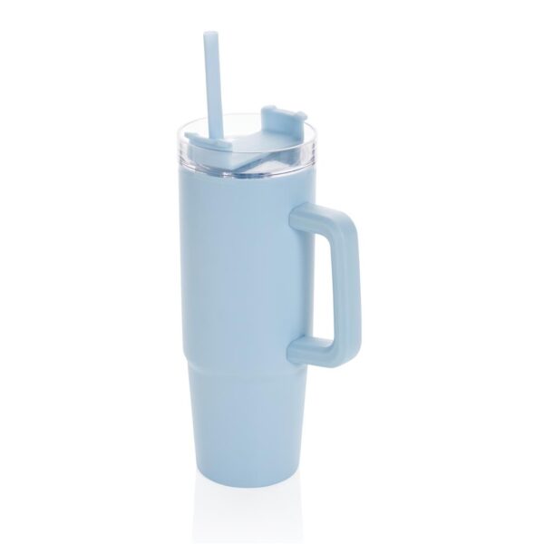 Tana RCS plastic tumbler met handvat 900 ml lichtblauw