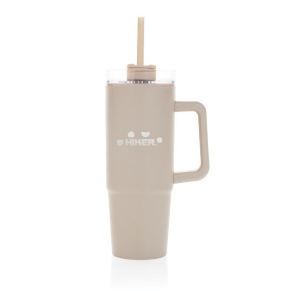 Tana RCS plastic tumbler met handvat 900 ml beige 100