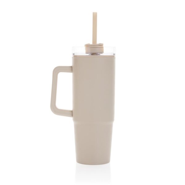 Tana RCS plastic tumbler met handvat 900 ml beige 4