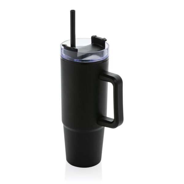 Tana RCS plastic tumbler met handvat 900 ml zwart