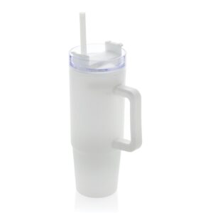 Tana RCS plastic tumbler met handvat 900 ml wit