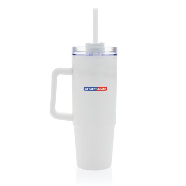 Tana RCS plastic tumbler met handvat 900 ml wit 100